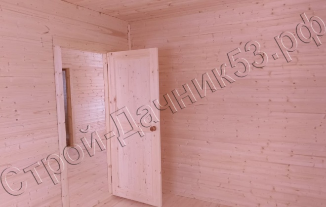 3 Каркасно-щитовой дом Д-22, 8х8м, 64 М², Новгородская область, Новгородский район, ПГТ Пролетарий. (7)